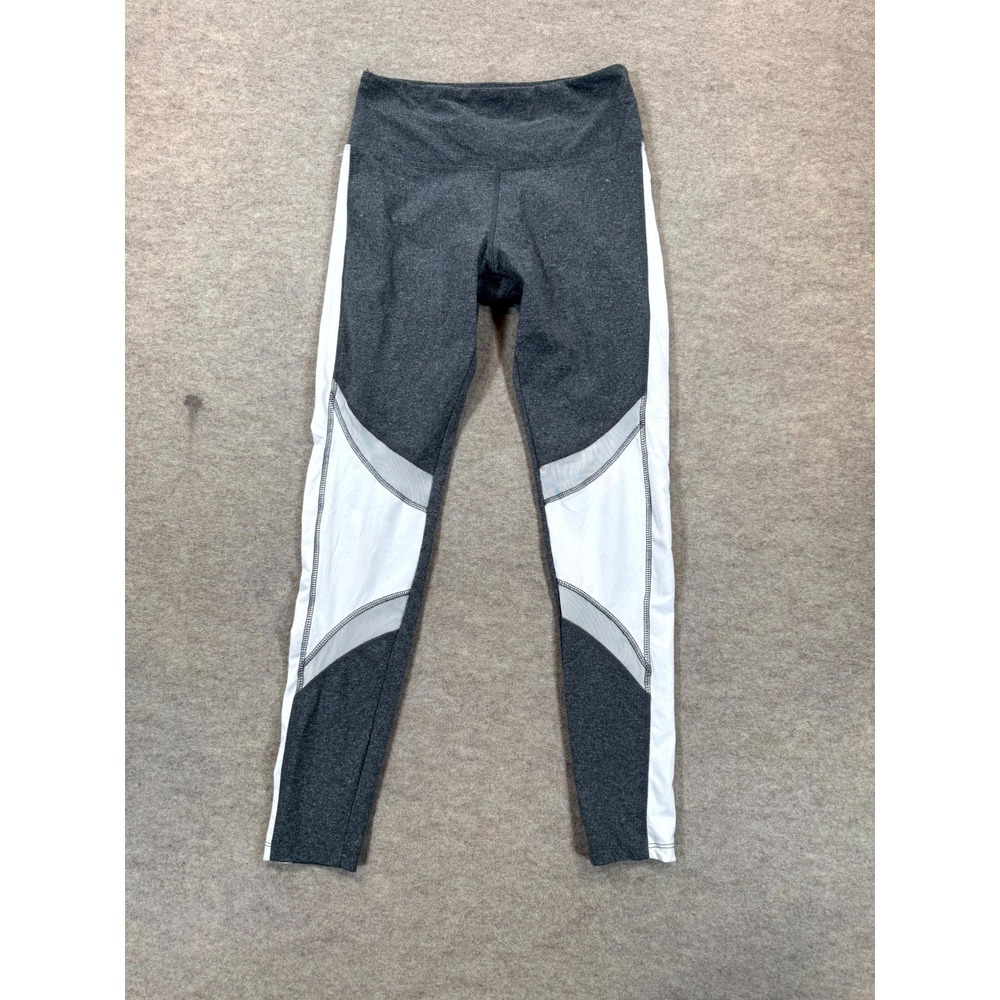 The Balance Collection Leggings Womens 24 Gray White Logo Running Jogging Yoga